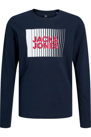 JACK & JONES Kinder-T-shirt met lange mouwen en ronde hals Corp Logo Play