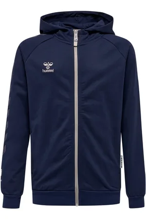 Hummel Katoenen zip-up hoodie voor kinderen Move Grid