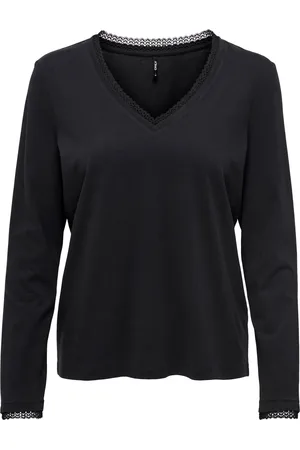 ONLY Dames-T-shirt met lange mouwen Elise