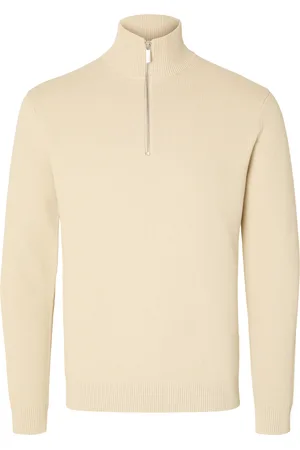 SELECTED Trui met rits Dane
