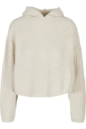 Urban classics Dames sweatshirt met capuchon oversized