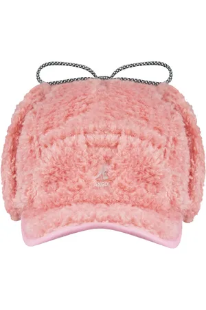 Kangol Utility cap met klep imitation schapenvacht