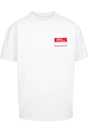 Upscale Oversized T-shirt Hey! My Name Is