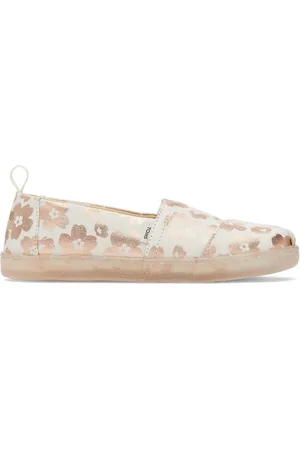TOMS Espadrilles met bloemenprint voor kinderen Alpargata