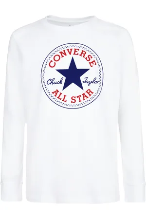 Converse T-shirt met lange mouwen voor babyjongens Chuck Patch
