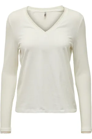 ONLY Dames-T-shirt met lange mouwen Elise