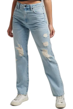 Superdry Rechte damesjeans met hoge taille