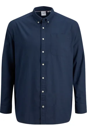 JACK & JONES Grote maat shirt Oxford (GT)