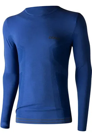 Lenz T-shirt met lange mouwen en ronde hals Merino 6.0