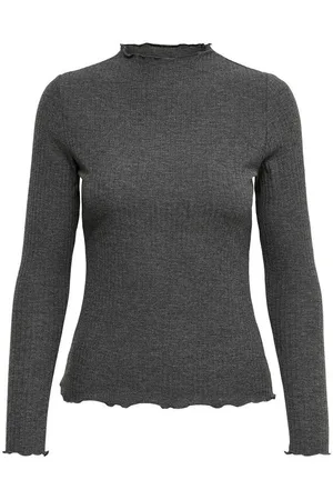 ONLY Dames sweatshirt met hoge hals Onlemma
