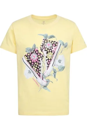 Converse Meisjes-T-shirt Floral Sneaker