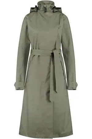 AGU Waterdichte lange jas voor dames Trench Coat