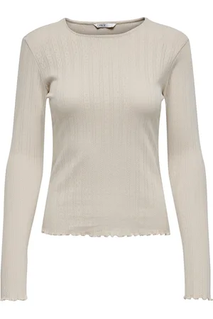 ONLY Dames-T-shirt met lange mouwen Carlotta