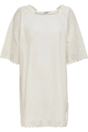 ONLY Dames jurk onlsanne 2/4 broderie