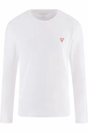 Guess T-shirt met lange mouwen en ronde hals Core