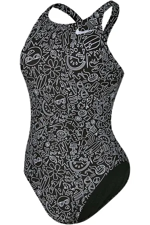 Nike Dames zwempak uit 1 stuk Hydrastrong Multi Print