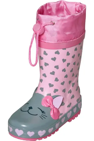 Playshoes Rubberen regenlaarzen voor meisjes Cat