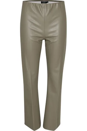 Soaked in Luxury Damesbroek Kaylee PU Kickflare