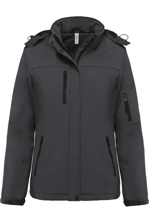 Kariban Damesparka Softshell doublée capuche