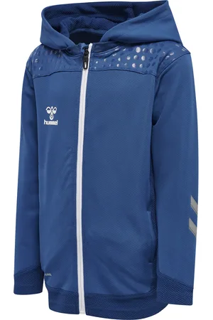 Hummel Kinder sweatshirt van polyester met capuchon Lead