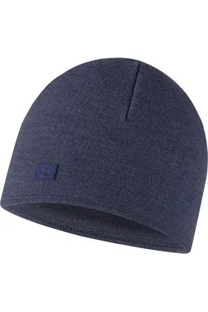 Buff Merinowollen fleece muts