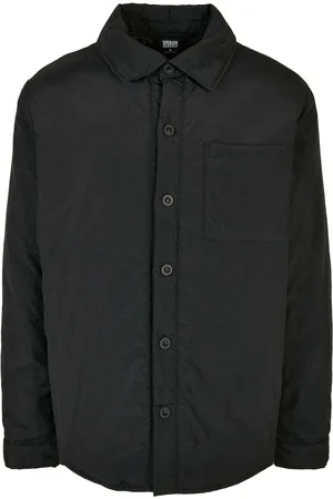 Urban classics Gewatteerd nylon overhemdvest