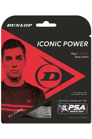 Dunlop Squash racketsnaren iconic power