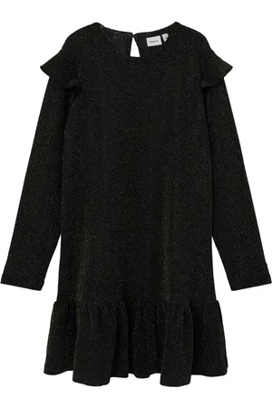 NAME IT Meisjesjurk met lange mouwen Nkfrolytte
