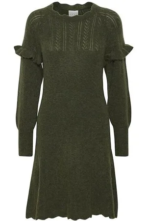 Atelier Rêve Damesjurk met lange mouwen, halflang Irmanon