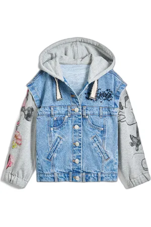 Desigual Jeansjas met capuchon voor meisjes Minnie