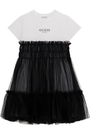 Guess Meisjesjurk Mixed Fabric
