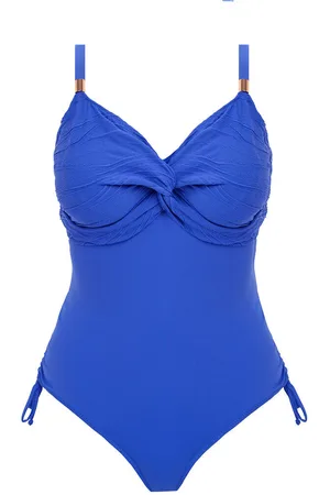 Fantasie Dameszwempak met 1-delige twist Beach Waves Ultramarine