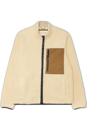 Revolution Kort pluche jack met contrasterende borstzak