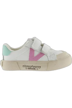 victoria Baby leren look sneakers