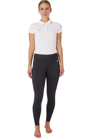 Horze Dameslegging met volledige grip voor in de winter met telefoonzakje Active
