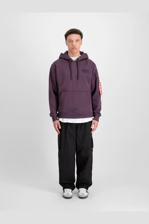 Alpha Industries Capuchon sweatshirt met print op de achterkant