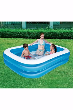 Bestway Blauw familiezwembad voor kinderen (x3)