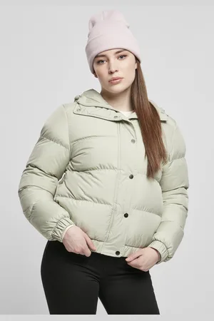 Urban classics Damesjas hooded puffer
