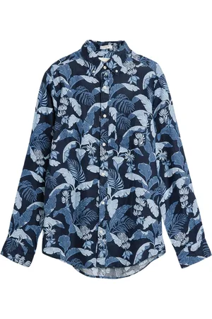 GANT Bedrukt overhemd Reg Linen