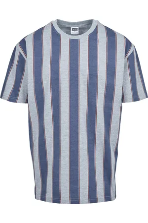 Urban classics T-shirt printed oversized bold stripe