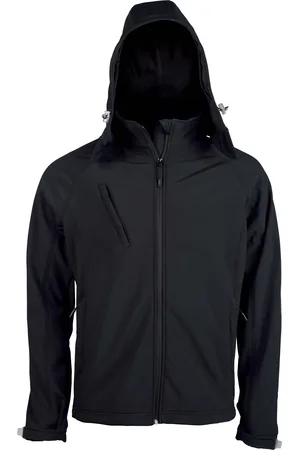 Kariban Jas Softshell À Capuche Amovible