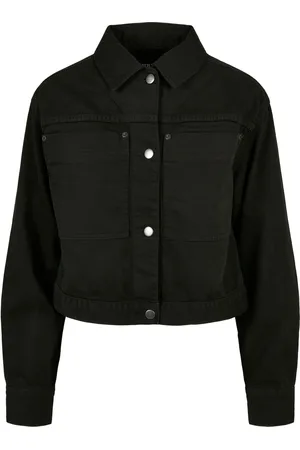 Urban classics Kort spijkerjack voor dames Boxy Worker