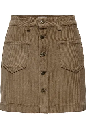 ONLY Fluwelen rok met hoge taille voor dames Amazing