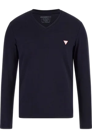 Guess T-shirt met lange mouwen en v-hals Core