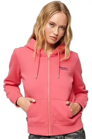 Superdry Capuchon met logo-rits voor dames Essential