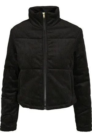 Urban classics Parka voor dames corduroy puffer