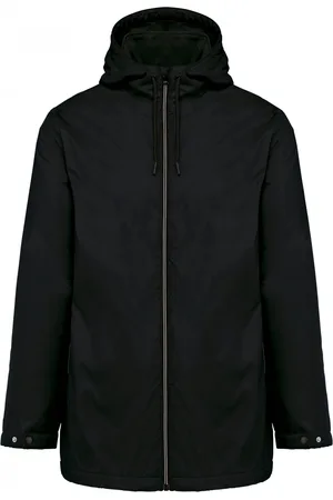 Kariban Waterdichte jas met capuchon en microfleece voering