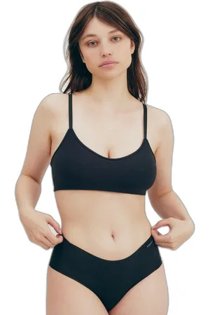 Organic Basics Damesbeha Naked Rib