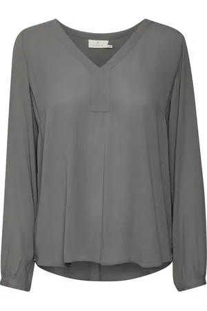 Kaffe Damesblouse met lange mouwen Amber