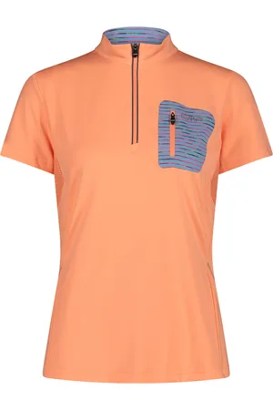 CMP Dames-T-shirt met halve rits